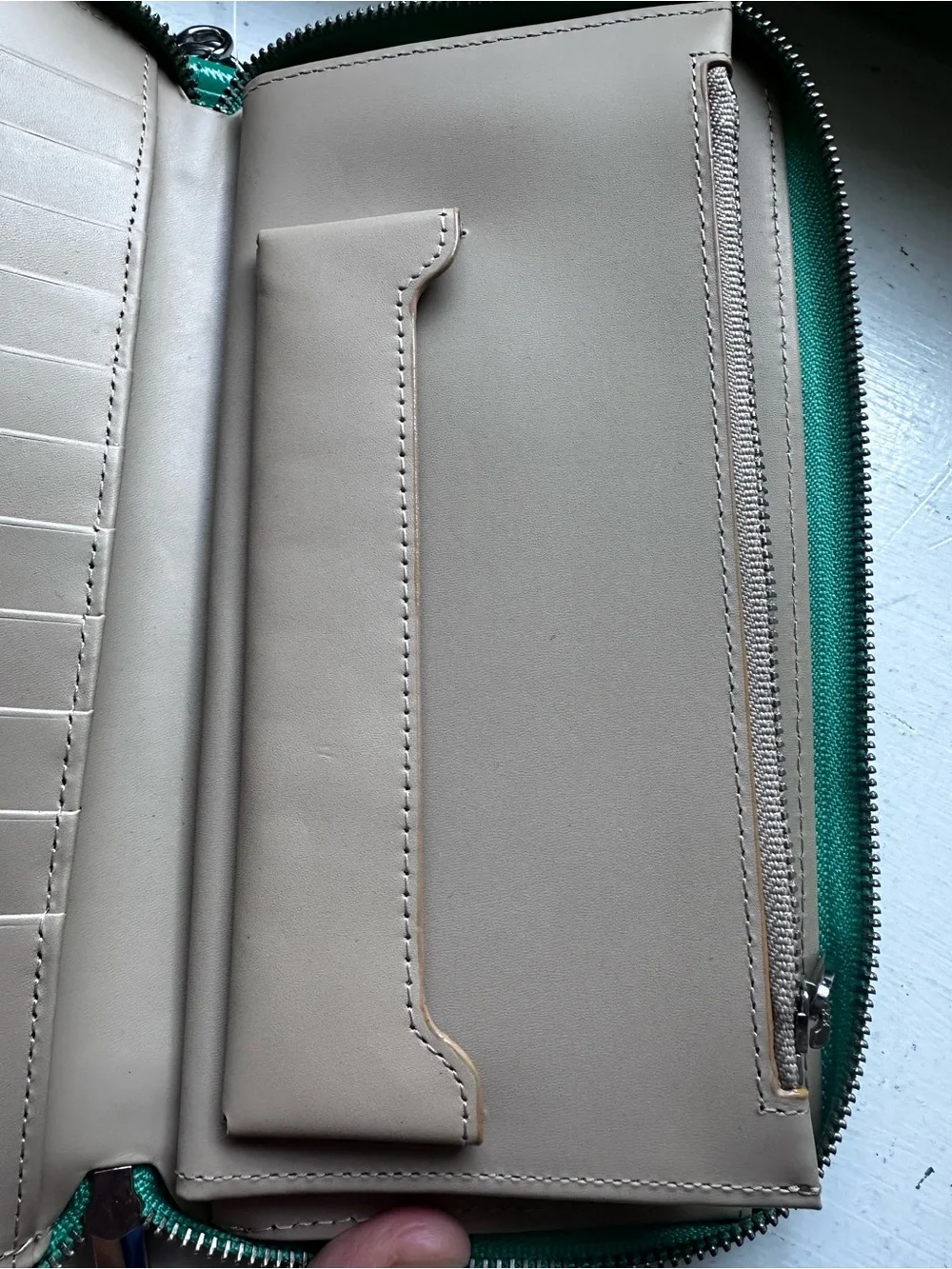 Nordstrom Teal Wristlet Clutch